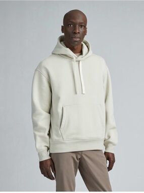 Everlane Men’s The ReTrack Hoodie in pelican super soft Size S NWT